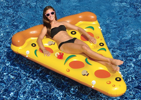 Inflatable Pool Pizza Raft